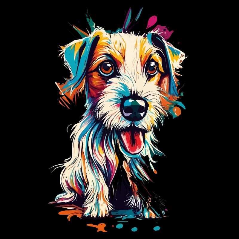 Jack Russel Terrier Colorful - Jack Russell