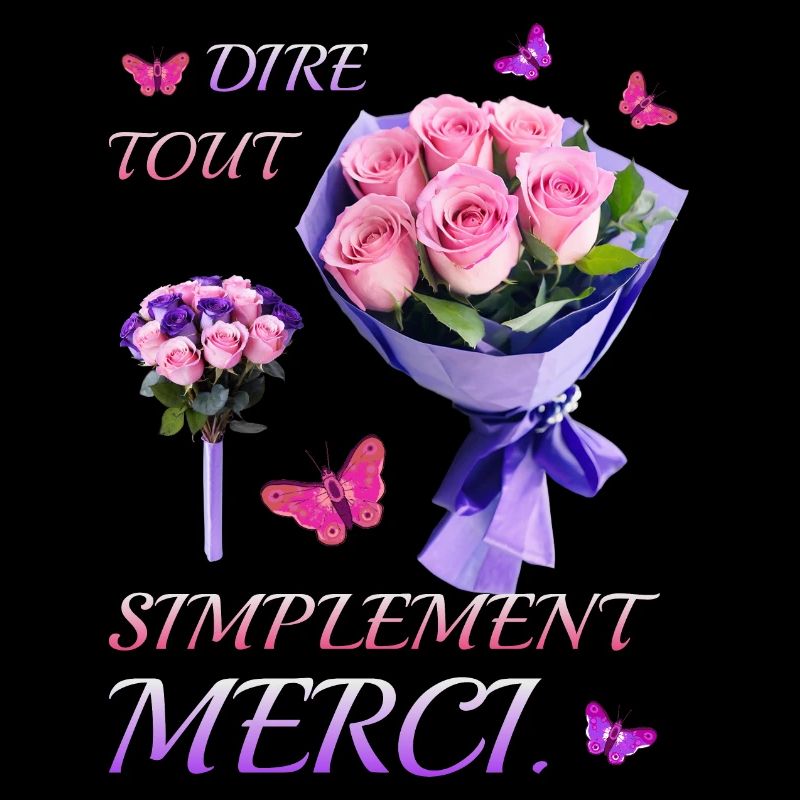 Dites simplement merci.