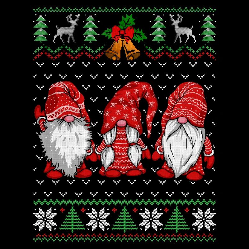 Festive dwarf dog Christmas design