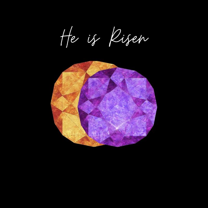 He is Risen Geometric Gem