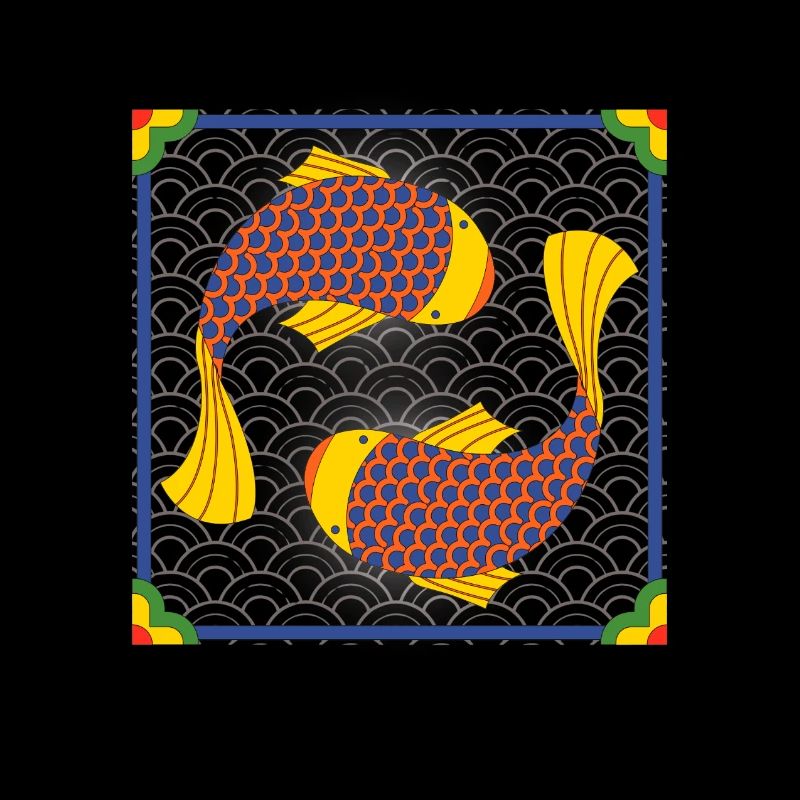 Korean Koi Fish Pattern