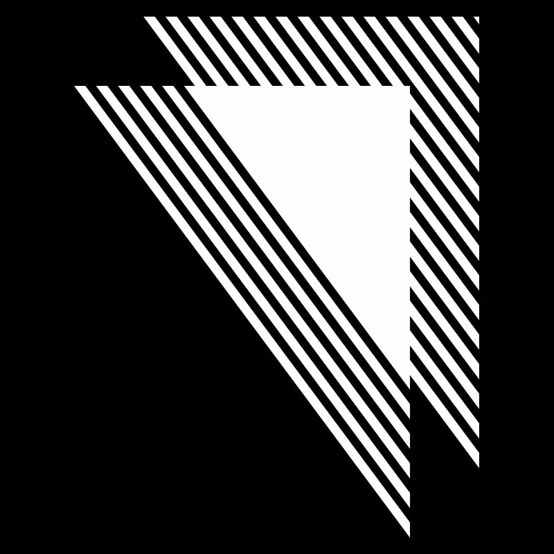 Geometric Triangles Diagonal Monochrome Grid