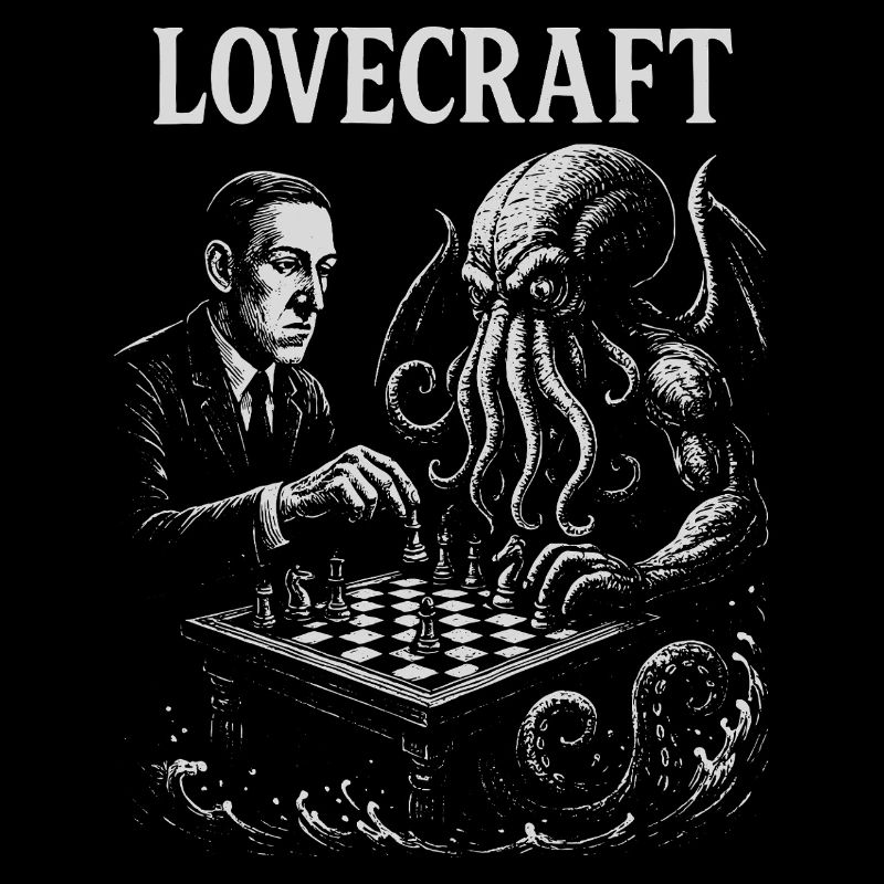 Conception d'échecs Octopus inspirée de Lovecraft
