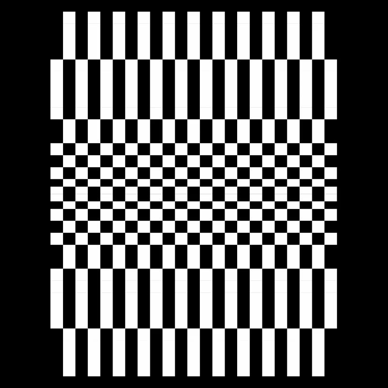 Conception du motif à damier
