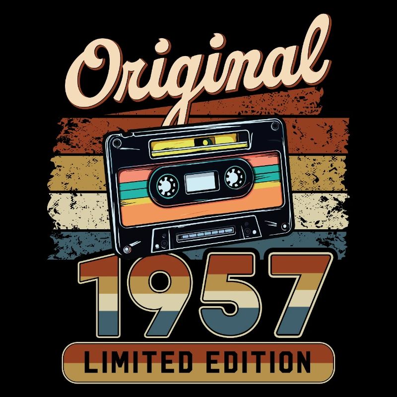 69. Geburtstag 69 Jahre Original 1957 Kassette