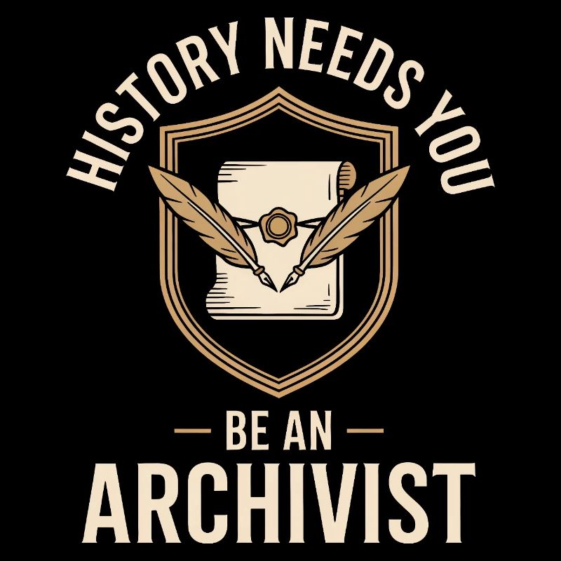 Archivist Crest with Quill Badge