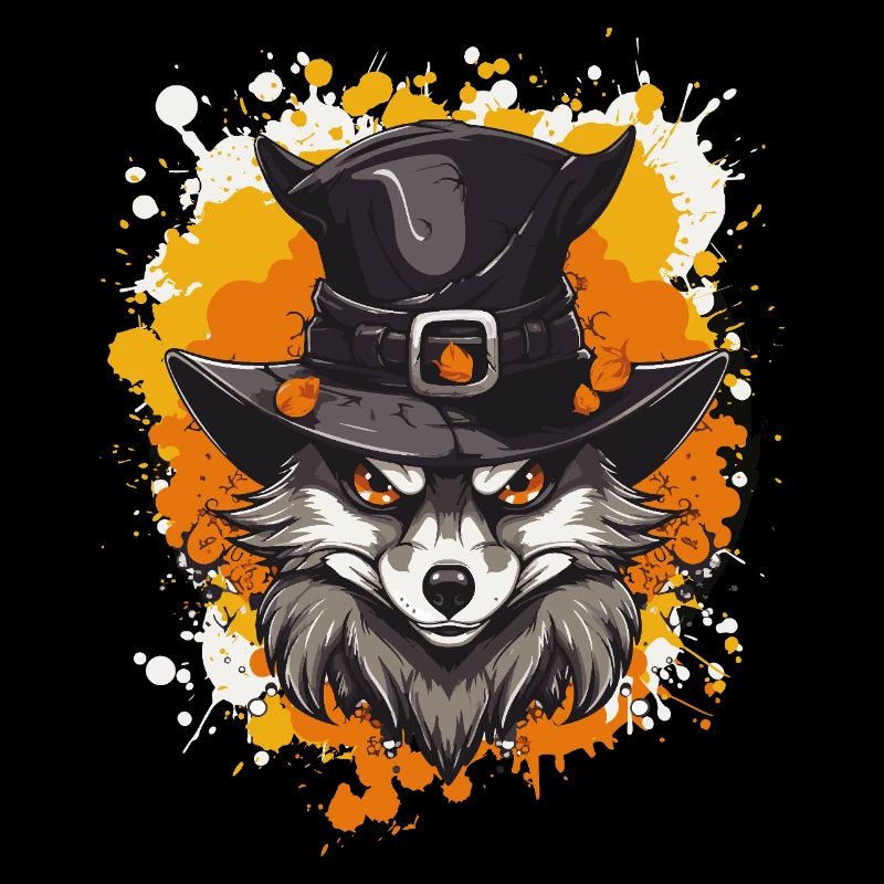 Wolf's Witch Hat Portrait