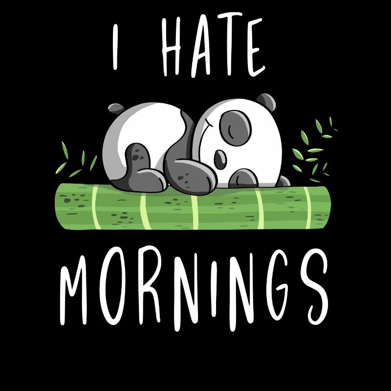 I Hate Mornings - Bamboo Panda Bear - Comic