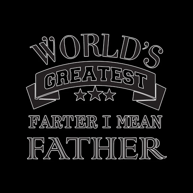 Weltbester Vater Spruch Design