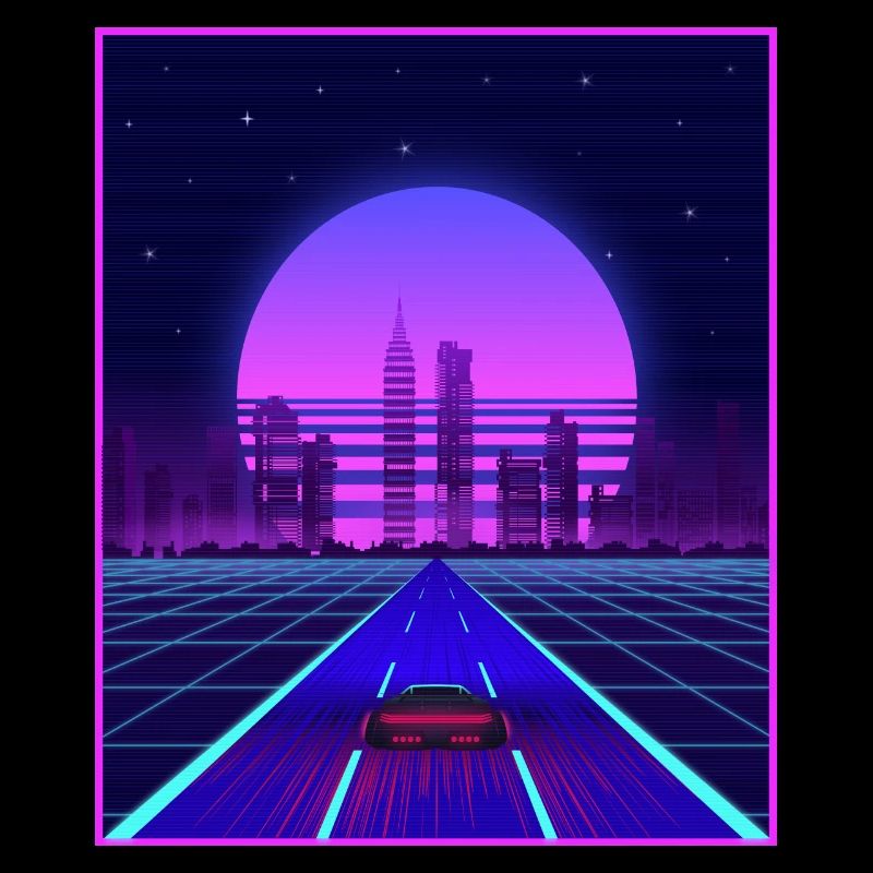 Synthwave Aesthetic Vaporwave Retro 80s 90s Auto