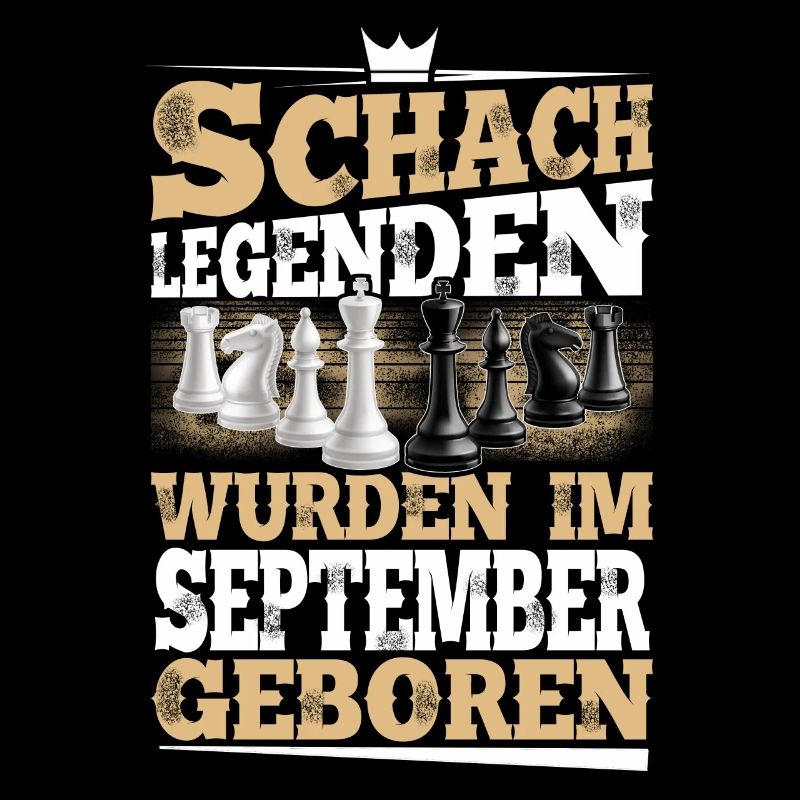 Schachspieler Geburtstag September Geschenk