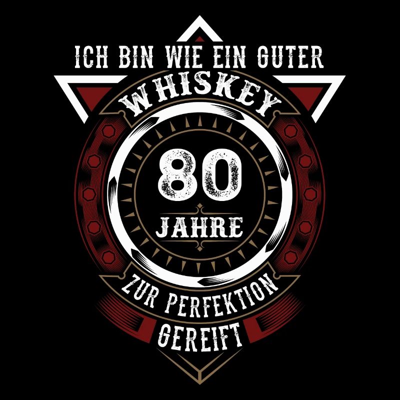 80. Geburtstag Whiskey Whisky