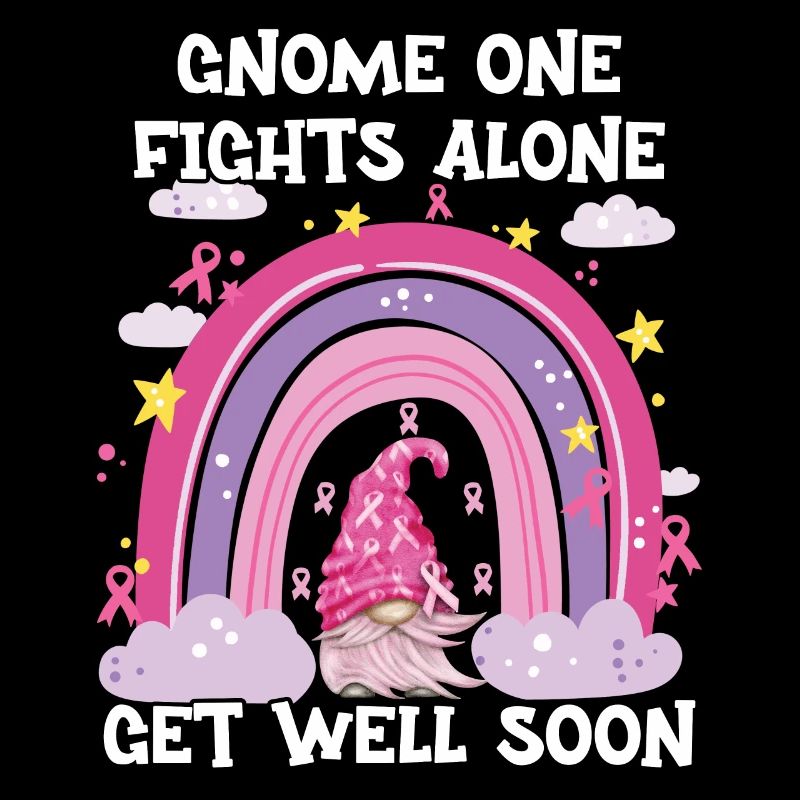 Gnome One Fights Alone Brustkrebs