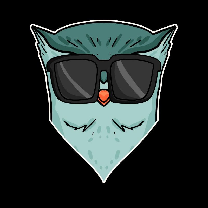 Eule mit Sonnenbrille