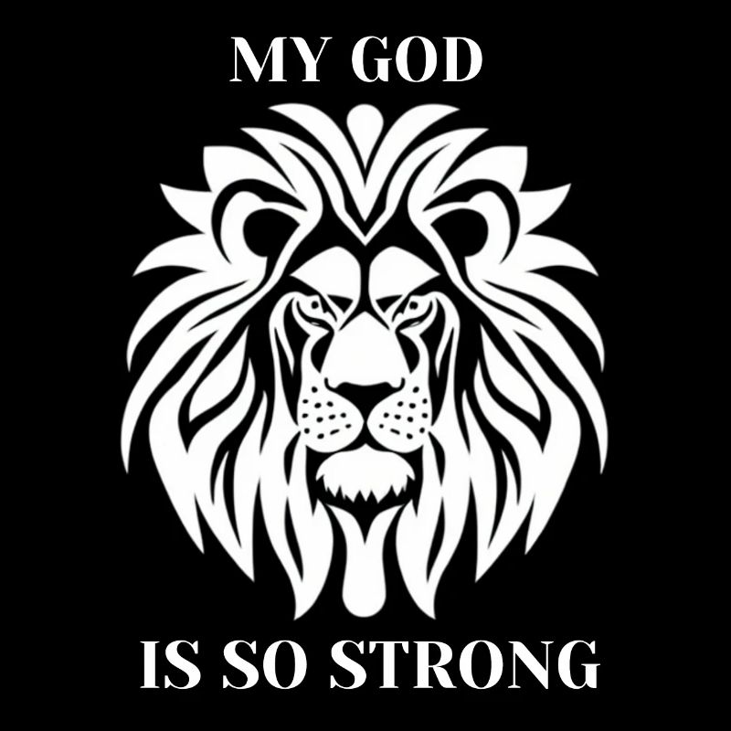Leo God's Strength Strong Statement