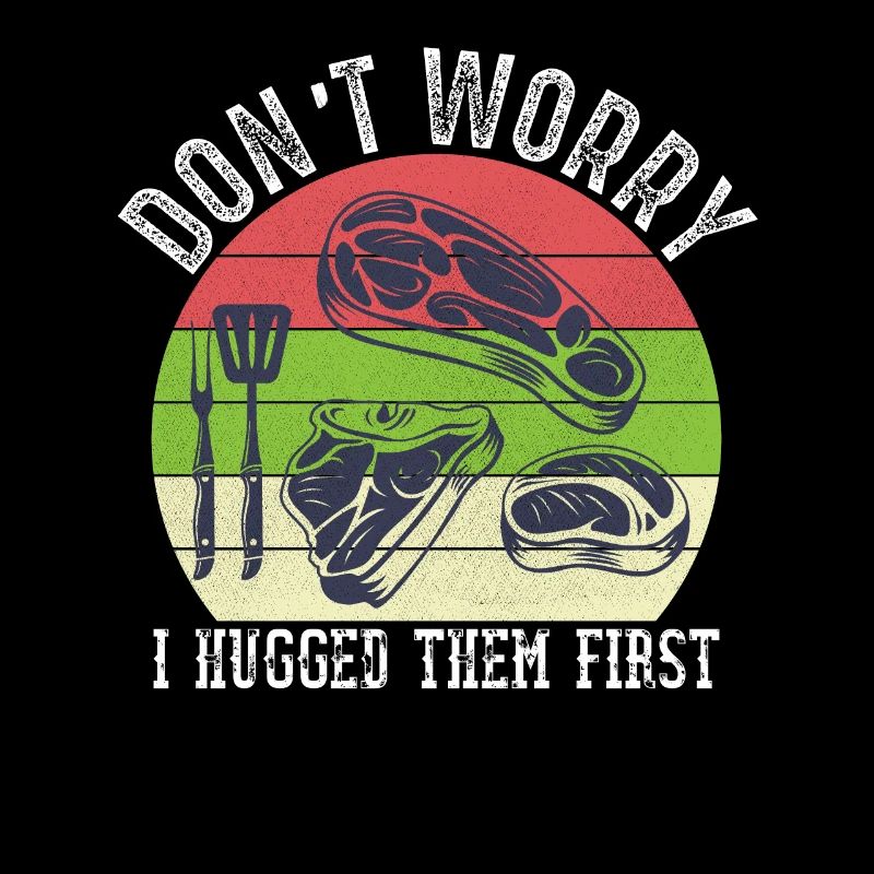 Metzger Schlachttier Fleischschneider BBQ