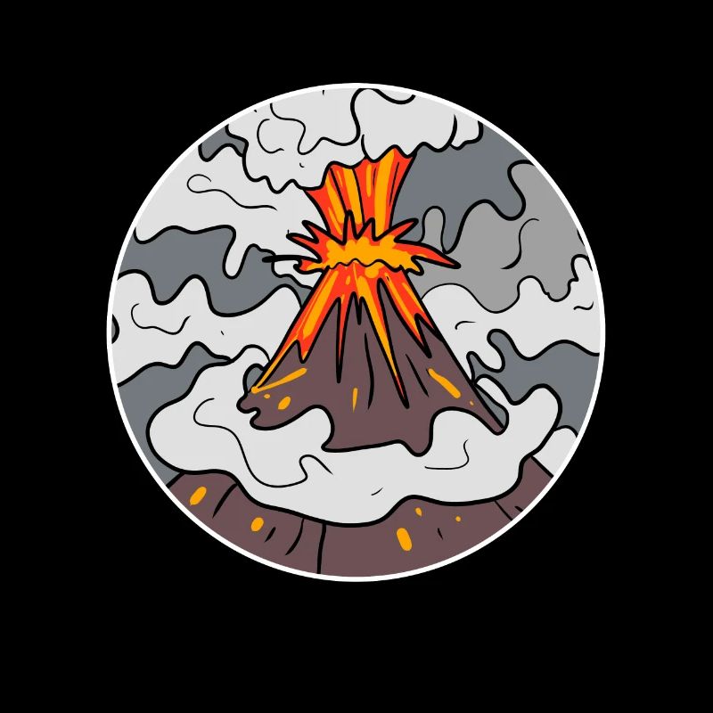 Volcano Mountain Circle Mountains Volcanoes