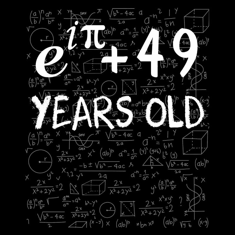 48e anniversaire 48 ans Euler Identité cadeau math