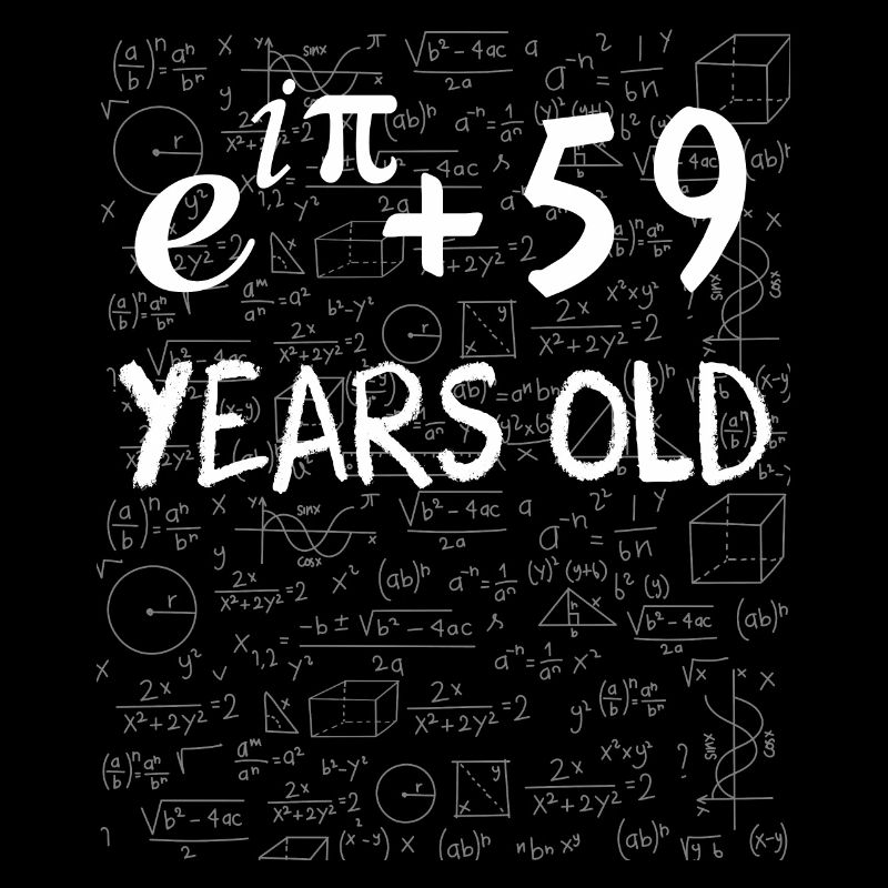 58th Birthday 58 Years Euler Identity Math Gift