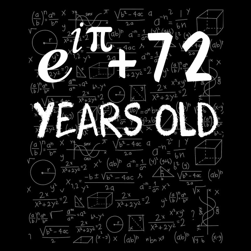 71st Birthday 71 Years Euler Identity Math Gift