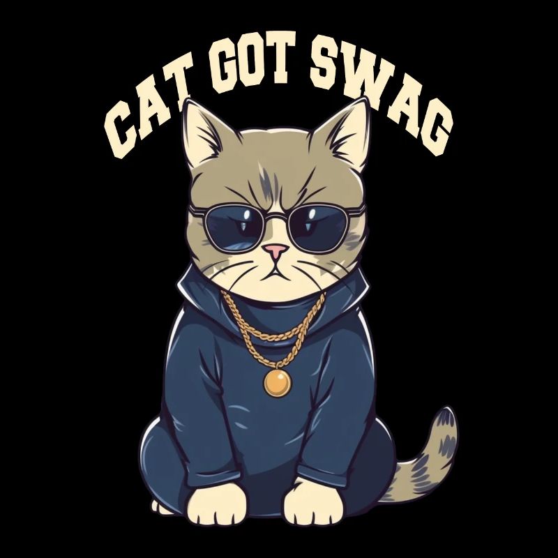 Got Swag Katze mit Sonnenbrille