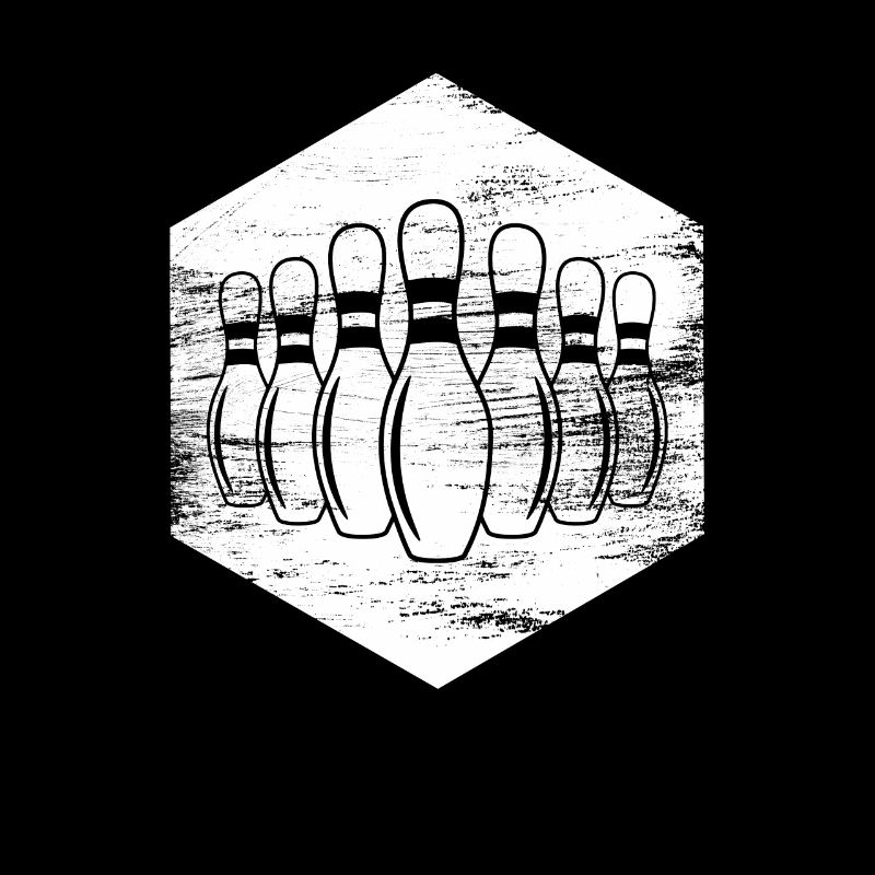 Bowling Pins Drawing