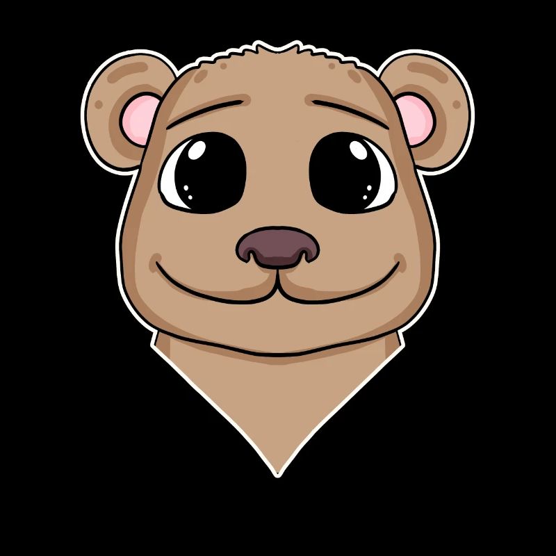 Tête d’animal d’ours Tête d’animal
