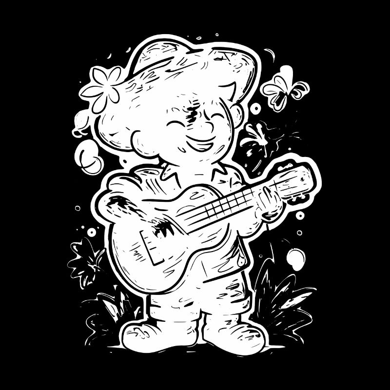 Ukulele Player Graphics
