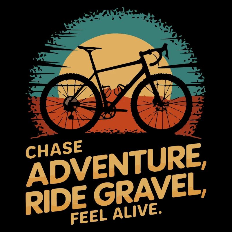Retro Mountain Bicycle Adventure Tee