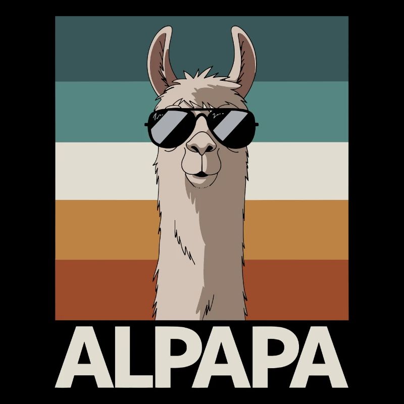 Dad Alpaca Dad Funny Llama Father's Day Gift