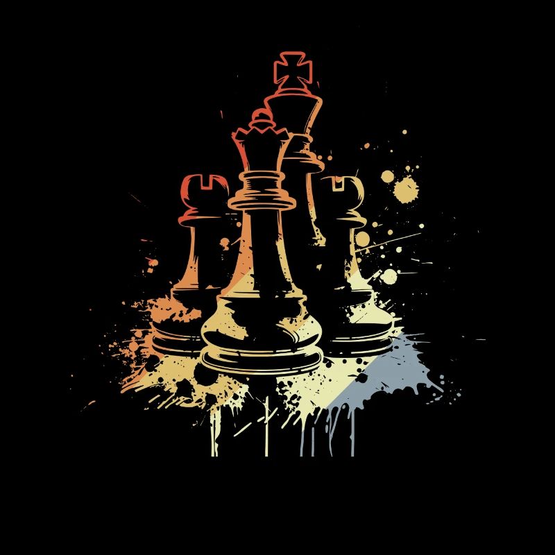 Pièces d’échecs Graffiti