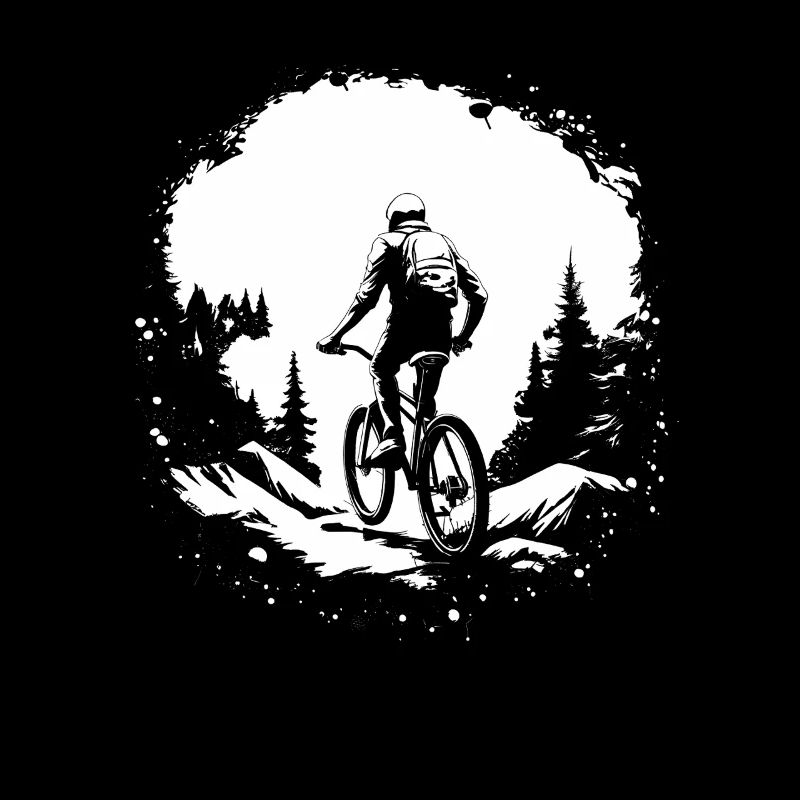 Mountain Biking Sketch