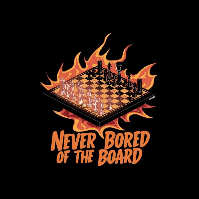 Chess is never boring Chessboard