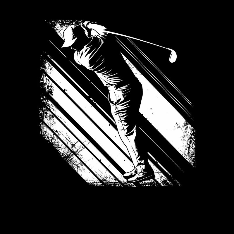 Golfer Graphic
