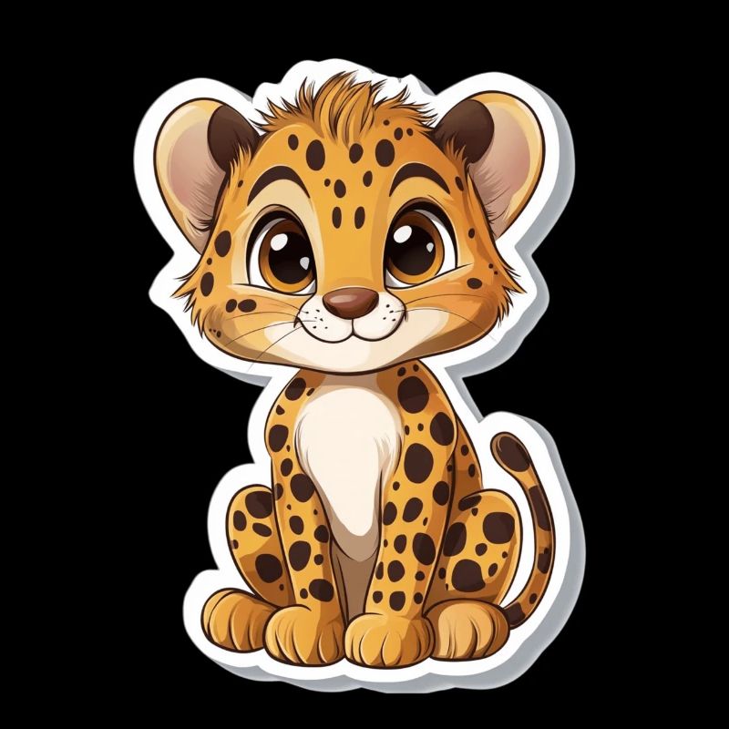 Guépard mignon