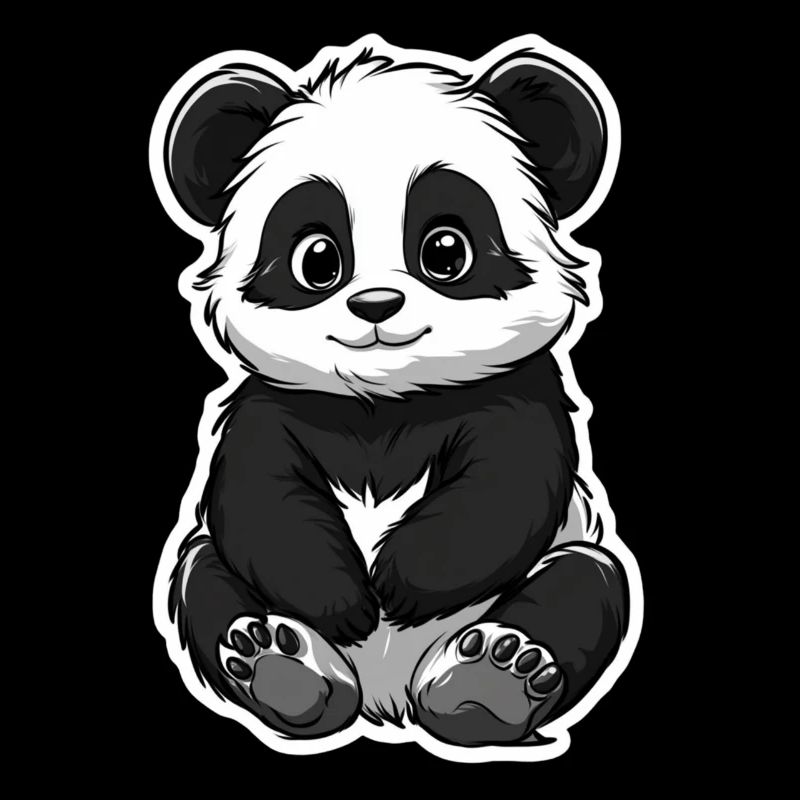 Ours panda mignon