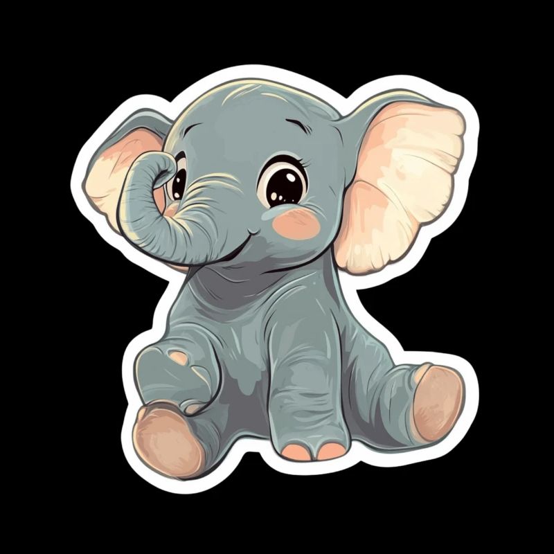 Cute elephant – gift idea for animal lovers