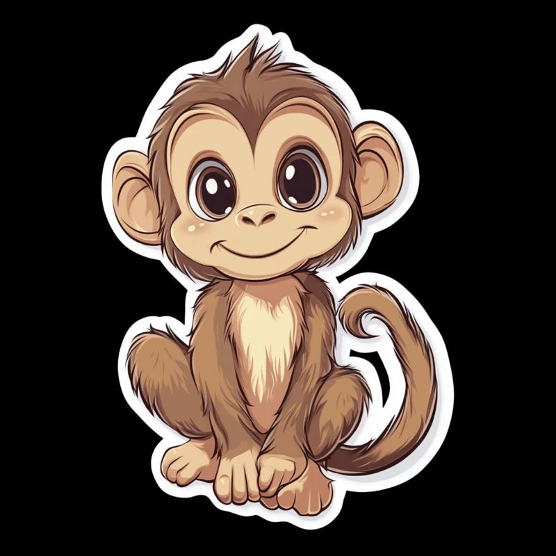 Monkey Cute Monkey Gift for Monkey Fans