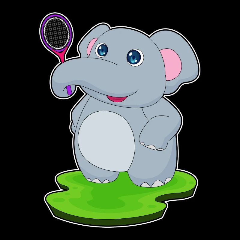 Elephant Tennis Racket