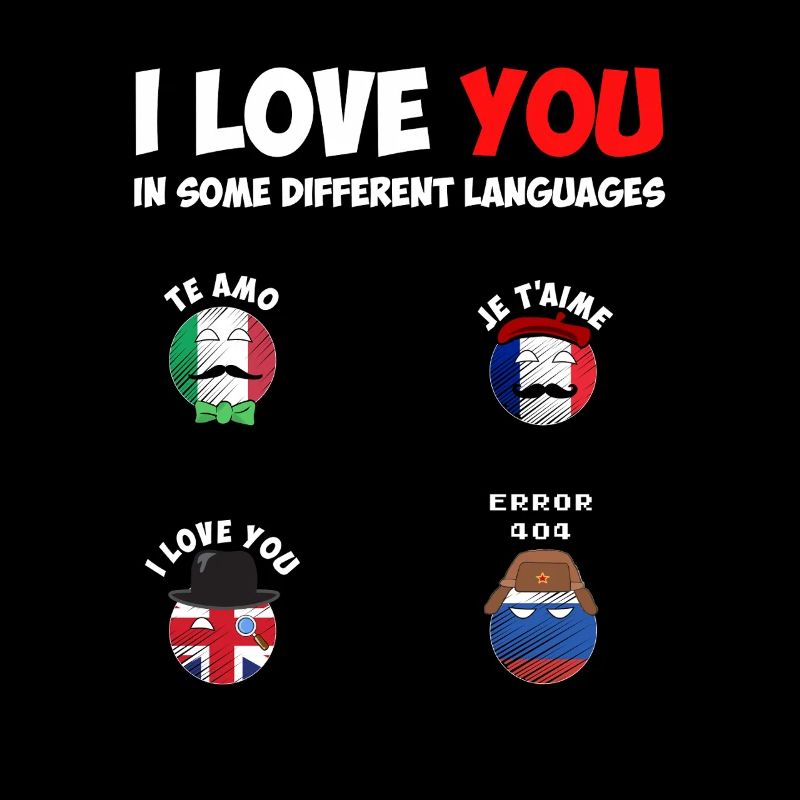 Idée Cadeau Russe et Russie Je t'aime St Valentin