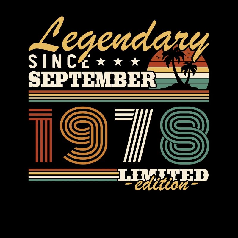 September 1978 Vintage Geburtstagsgeschenk