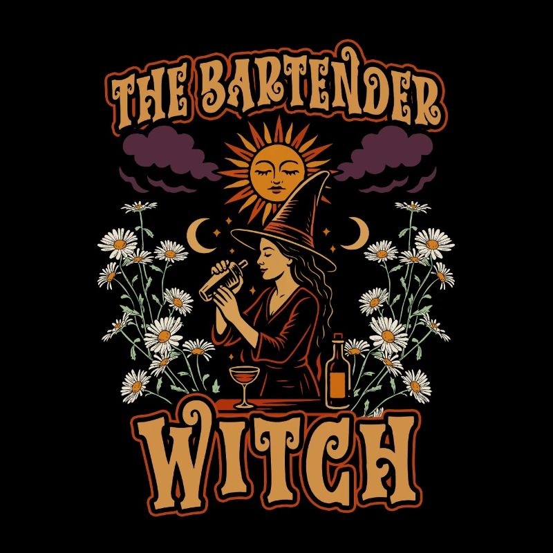 Barkeeperin Barfrau The Bartender Witch