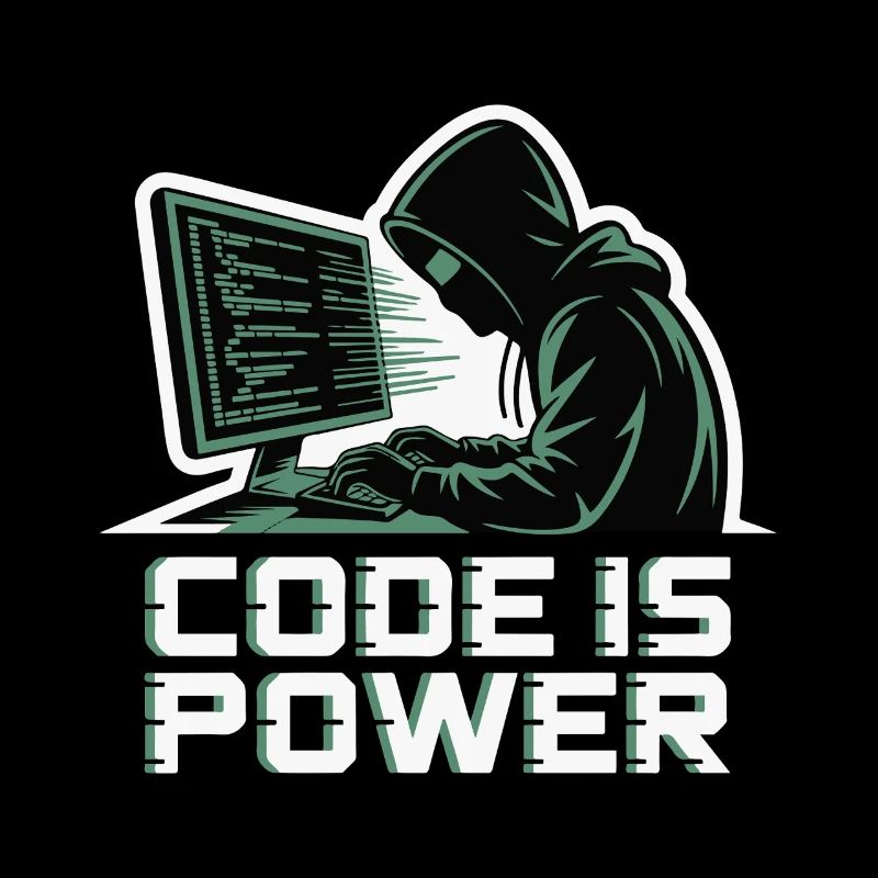 Cyber Hacker Code Infinity Design
