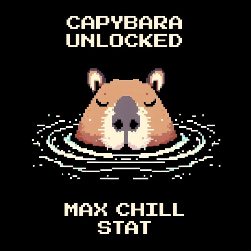 Capybara débloqué – Max Chill | Mème