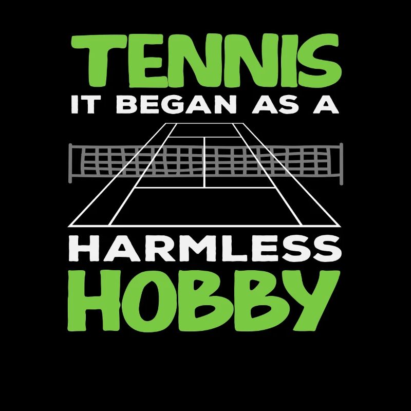 Tennis Player Harmless Hobby Fun