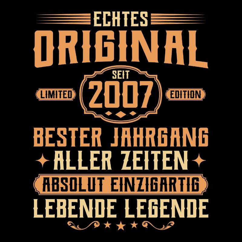 Genuine original since 2007 - 18th birthday