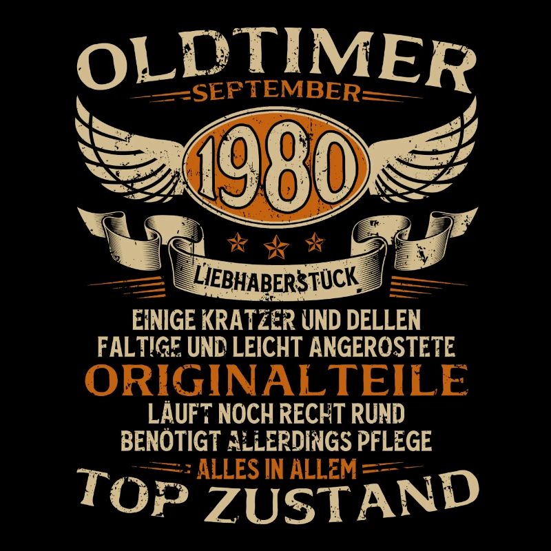 45. Geburtstag Geschenk Oldtimer September 1980