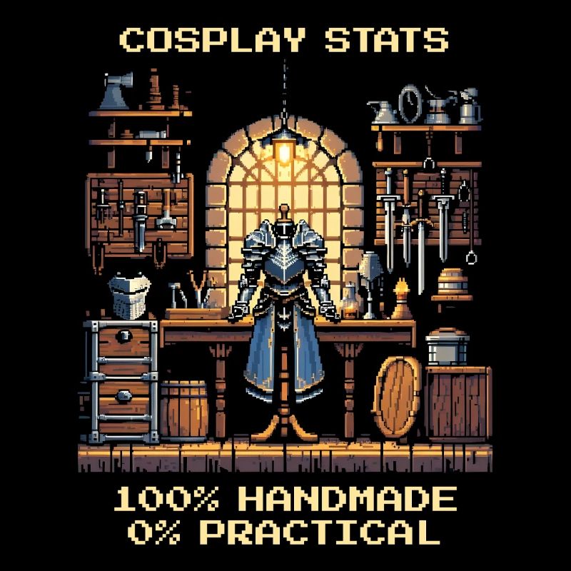Cosplay Stats: 100% Handmade, 0% Practical