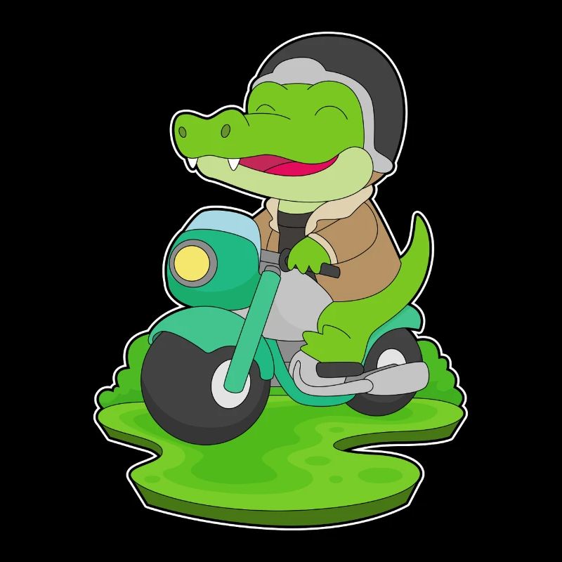 Moto crocodile