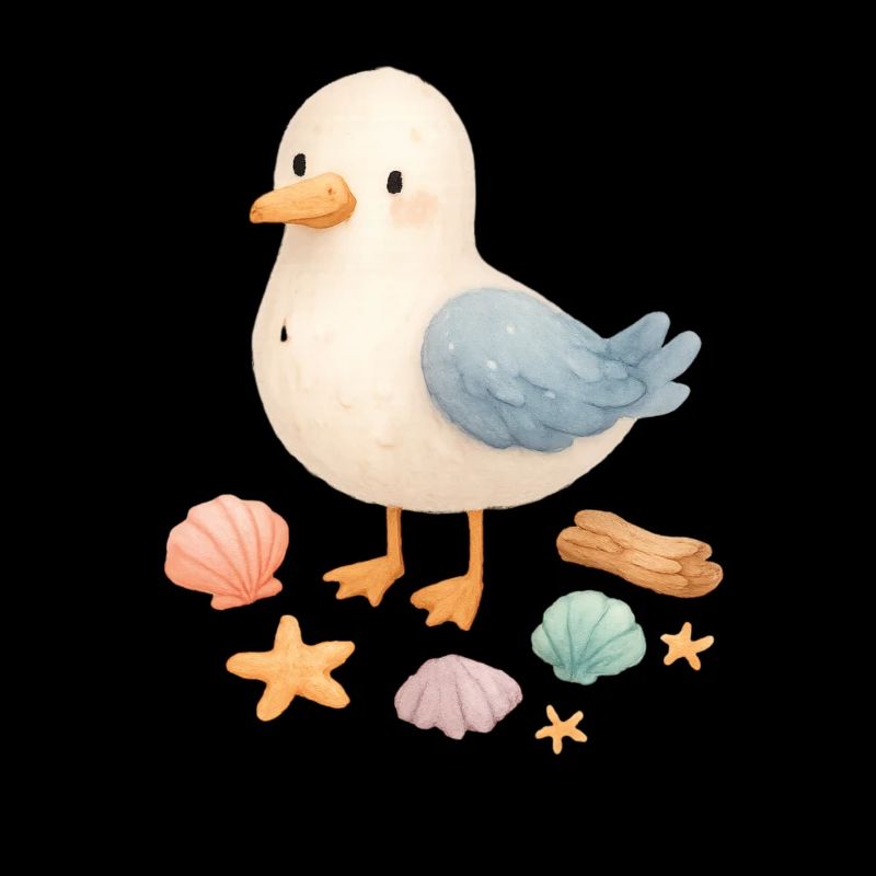 Seagull Beach Shells Maritime Coast